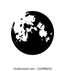 Moon Vector Icon Symbol Illustration