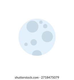 Ícone do vetor da Lua. Estilo plano do ícone do tempo. uso perfeito para logotipo, apresentação, site e muito mais.