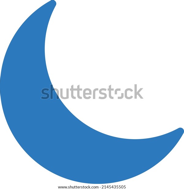 moon Vector illustration on a transparent\
background.Premium quality symbols.Glyphs vector icon for concept\
and graphic design.