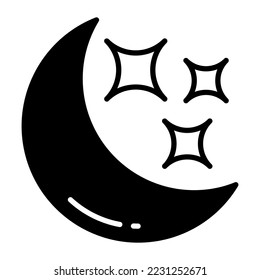 moon vector Mixed icon isolate on white background