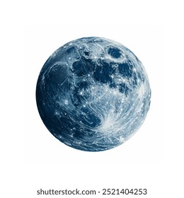 moon vector no background planet space luna