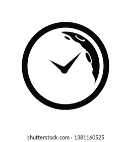 Moon Watch Time logo Design