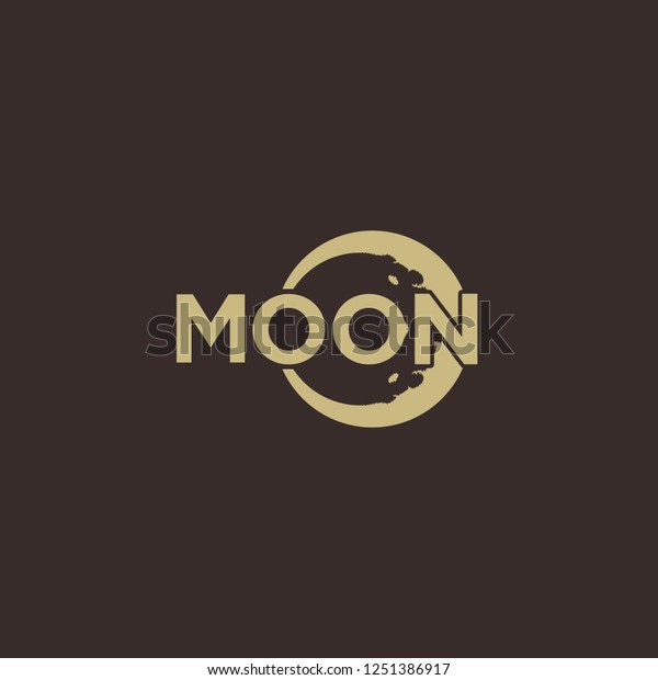 Moon word mark logo\
design inspiration
