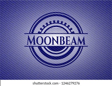 Moonbeam denim background