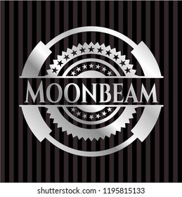 Moonbeam silver emblem or badge