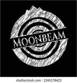 Moonbeam written on a chalkboard