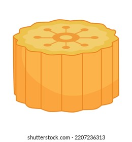 mooncake icon on white background