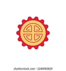 the mooncake icon is suitable for your web, apk or project with a chinese new year theme