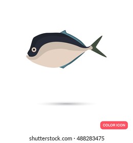 Moonfish color flat icon