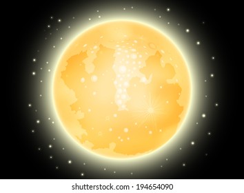 The moon,Geology nature background