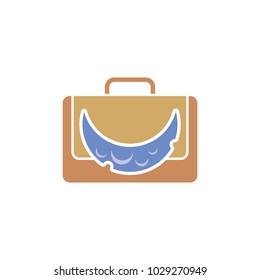 MoonJob Logo Icon Design