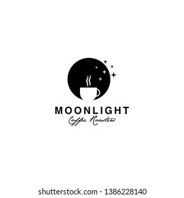 Moonlight Coffee Roaster Logo Design