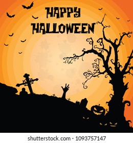 Moonlight in halloween.