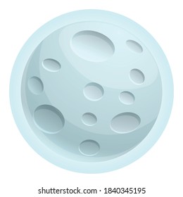 Moonlight icon. Cartoon of moonlight vector icon for web design isolated on white background