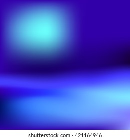 Moonlight night-blue moon Shine , covers his light creeping fog in the atmosphere emanates a fairy tale and secret