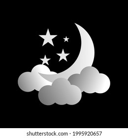 moonlight and starlight sleep dream vector