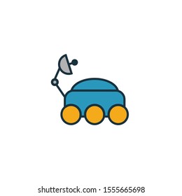 Moon-Rover icon. Simple element from space icons collection. Creative Moon-Rover icon ui, ux, apps, software and infographics.