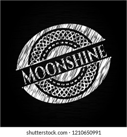 Moonshine With Chalkboard Texture