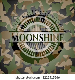Moonshine on camo pattern