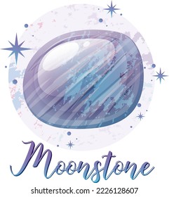 Mönchsstein mit Textgrafik