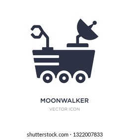 moonwalker icon on white background. Simple element illustration from Astronomy concept. moonwalker sign icon symbol design.