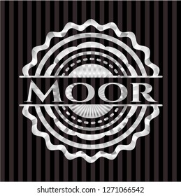 Moor silver badge or emblem