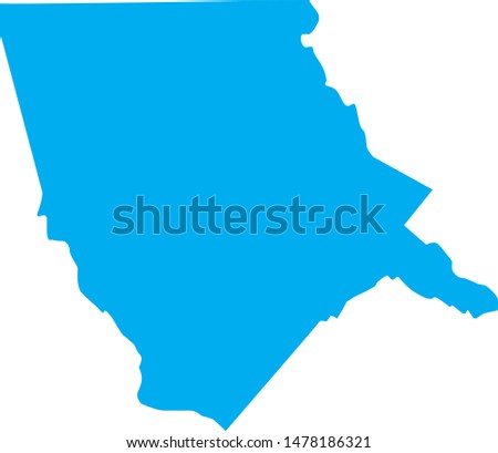 Moore County map in the State of North Carolina