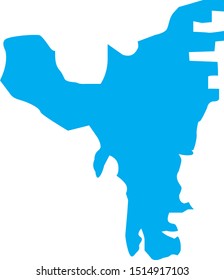 moore County map in Tennessee state