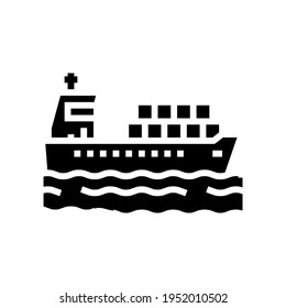 mooring bollard port glyph icon vector. mooring bollard port sign. isolated contour symbol black illustration