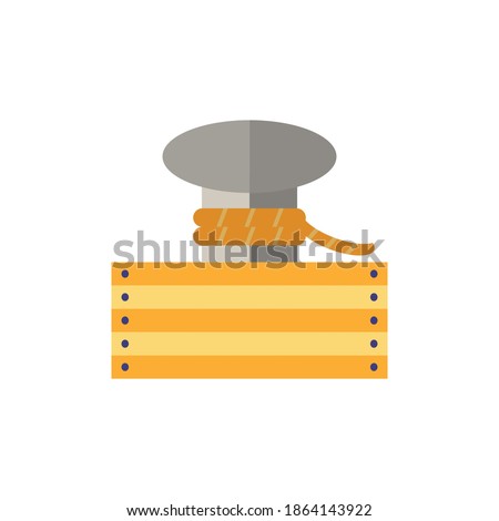 Mooring icon. Simple element from port collection. Creative Mooring icon for web design, templates, infographics and more