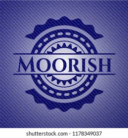 Moorish with jean texture