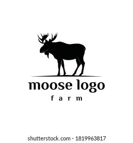 MOOSE ANIMAL VECTOR DESIGN LOGO