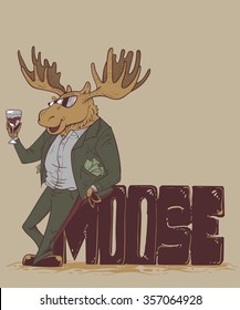 Moose Cartoon