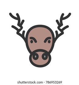 Moose, Deer icon