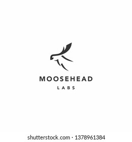 Moose Head Logo Design Inspiration