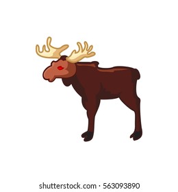 moose icon illustration isolated vector sign symbol