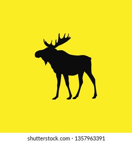 Moose icon vector