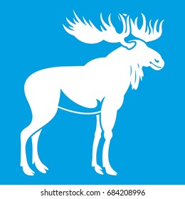 Moose icon white