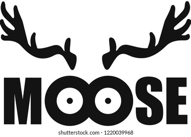 Moose illustrated word