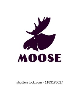 Moose Logo Design Stock Vector (Royalty Free) 1183195027 | Shutterstock