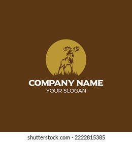 Moose Logo-Design für Unternehmen