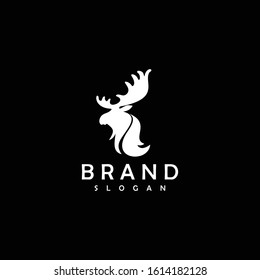 Moose Logo Template vector Illustration