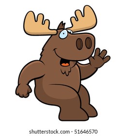 Moose Sitting