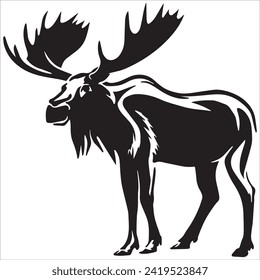 Moose Stencil Design Best for Wall Decoration