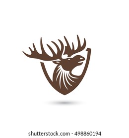 Moose symbol - vector illustration