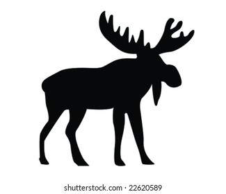 moose vector illustration