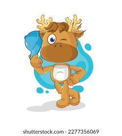 the moose young boy character cartoon