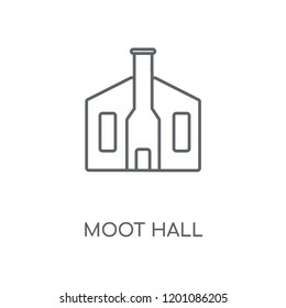 Moot Hall linear icon. Moot Hall concept stroke symbol design. Thin graphic elements vector illustration, outline pattern on a white background, eps 10.