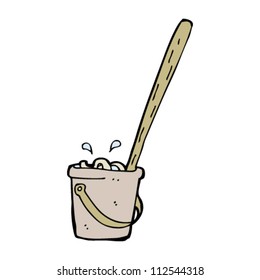 mop and bucket cartoon