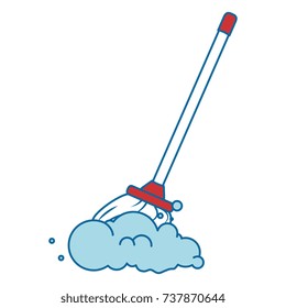 mop clean isolated icon